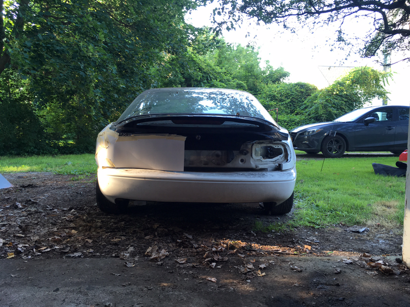 Illustration for article titled Moved the Beast out into the Sunlight (Miata Roof Project)